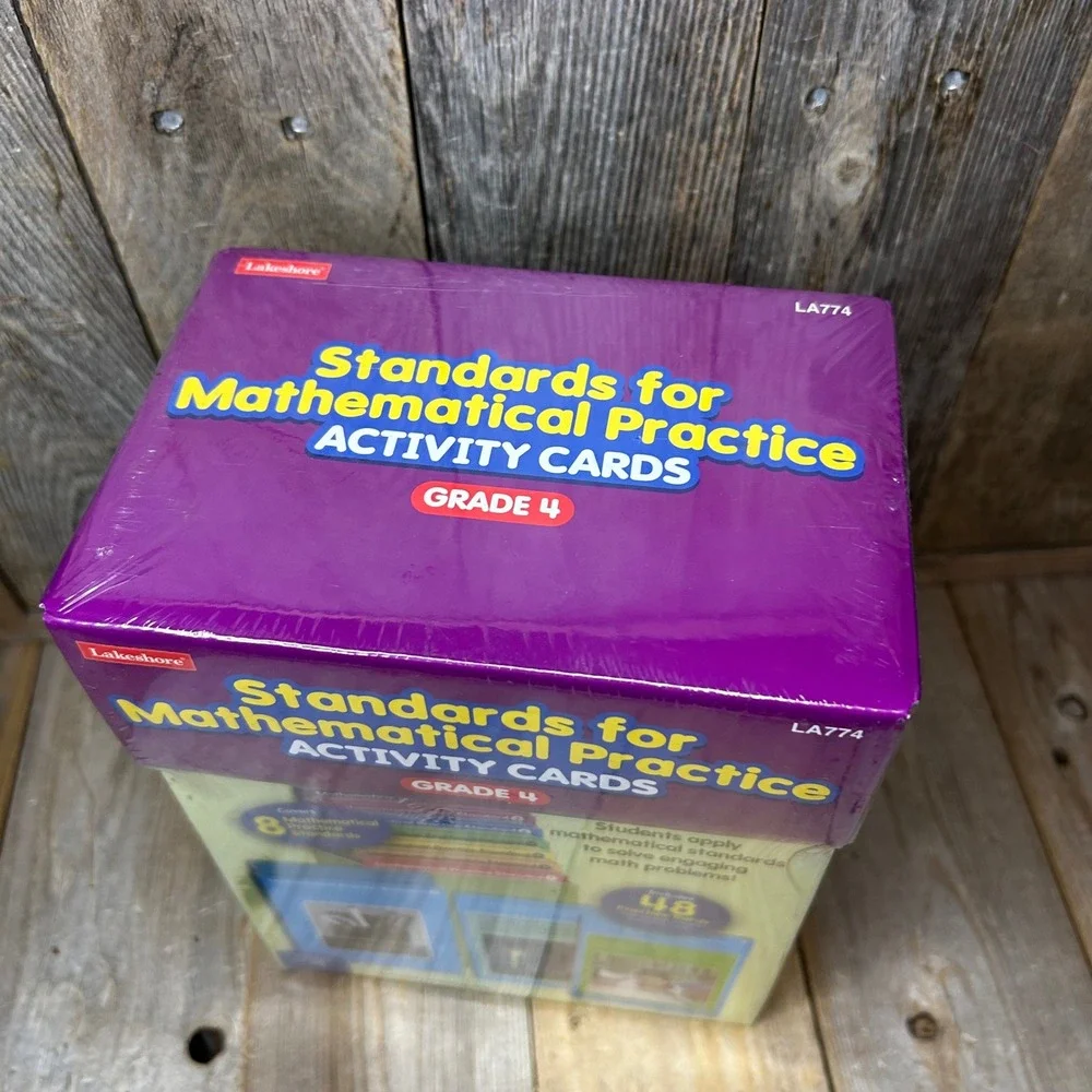 Lakeshore Standards for Mathematical Practice Activity Cards Grade 4 LA774 New